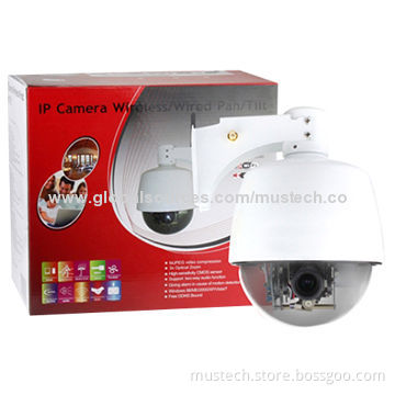 Top 10 PTZ IP Camera, 1.3 Megapixel 18x Network Wireless Dome PTZ IP camera Outdoor PTZ Camera